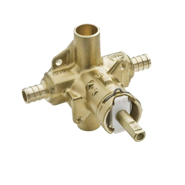 MOEN Brass Rough-In Posi-Temp Tub and Shower Valve - 1/2 in. Crimp Ring PEX Connection