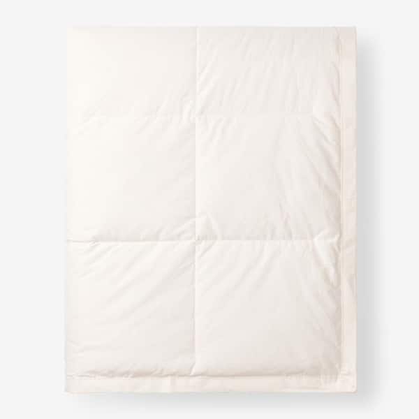 The Company Store LaCrosse LoftAIRE Down Alternative Ivory Cotton King Blanket