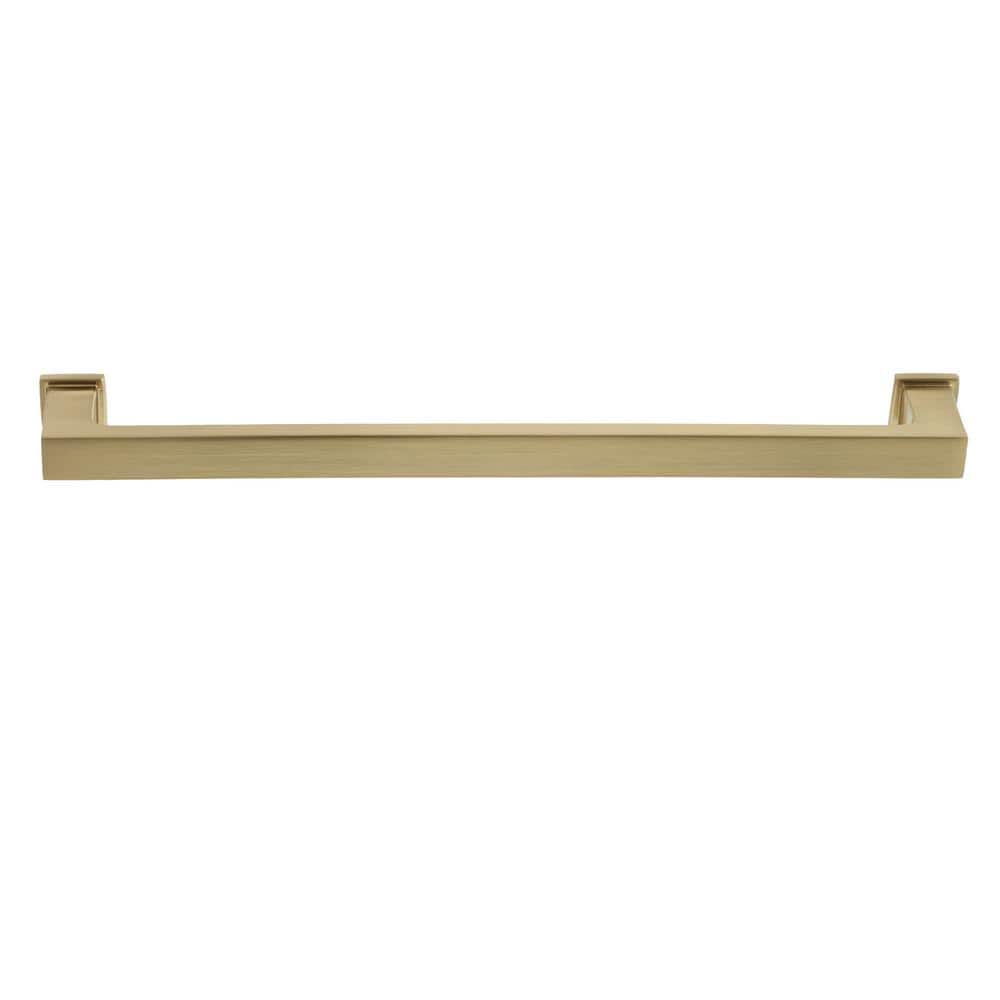 Chelsey 8-inch Satin Brass Bar Pull with Mounting Hardware
