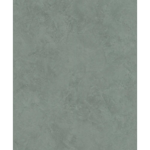 Advantage 57.8 sq. ft. Escher Light Blue Plaster Strippable Wallpaper Covers