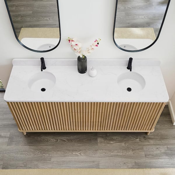 ROSWELL Seoul 72 in.W x 22 in.D x 33.8 in.H Double Bath
