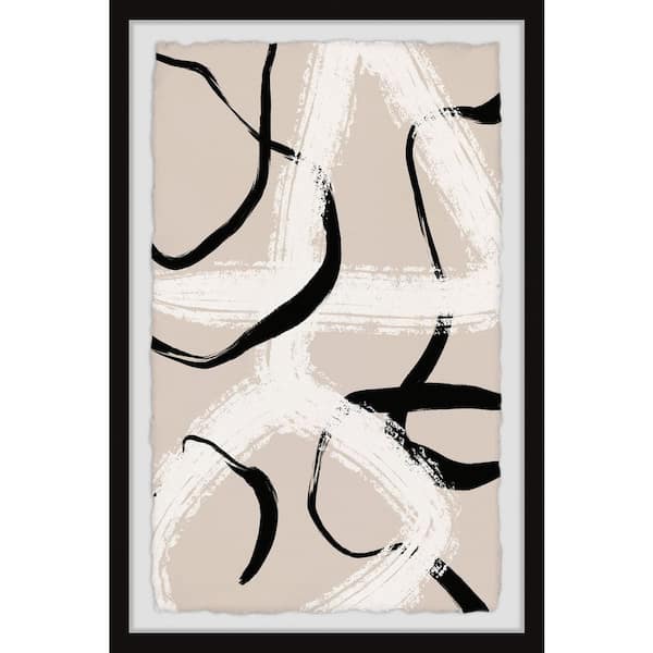 Unbranded Chaos of Thoughtsby Marmont Hill Framed Abstract Art Print 18 in. H x 12 in. W