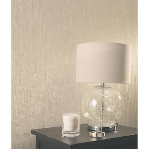 Cream Abstract Tree Bark Print Non Woven Non-Pasted Textured Wallpaper 57 Sq. Ft.