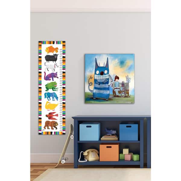 Unbranded 18 in. H x 18 in. W "Left Out" by Marmont Hill Printed Canvas Wall Art