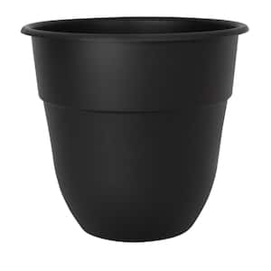 6 in. Dia Black Plastic Planter (24-Pack)