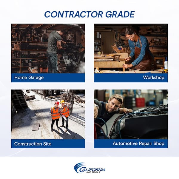 California Air Tools - 20 Gal. 2.0 HP Ultra Quiet and Oil-Free Electric Air Compressor