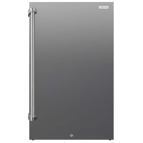 Vissani 4.4 cu. ft. Freestanding Outdoor Refrigerator in Stainless Steel