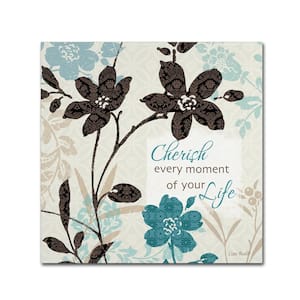 18 in. x 18 in. "Botanical Touch Quote I" by Lisa Audit Printed Canvas Wall Art