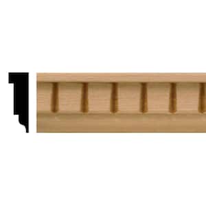 1/4 in. x 3/4 in. x 4 ft. Basswood Wood Dentil Panel Moulding