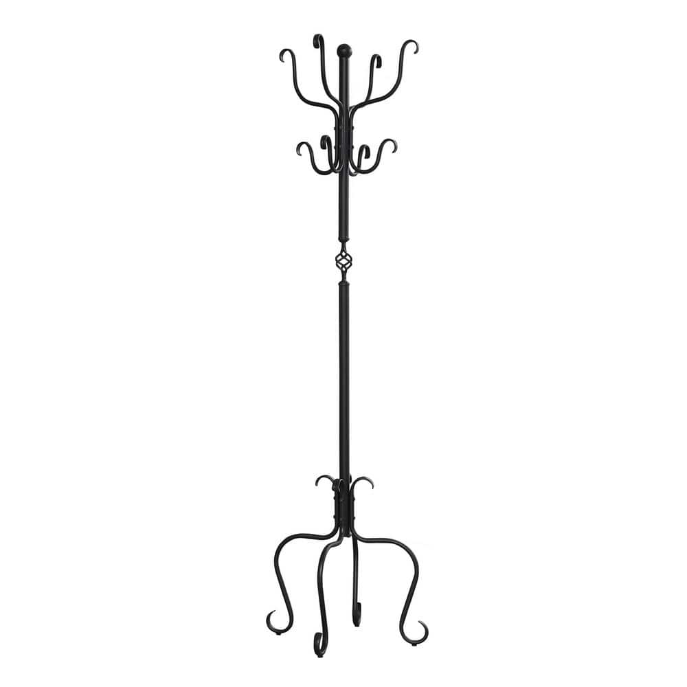 Black Metal Coat Rack