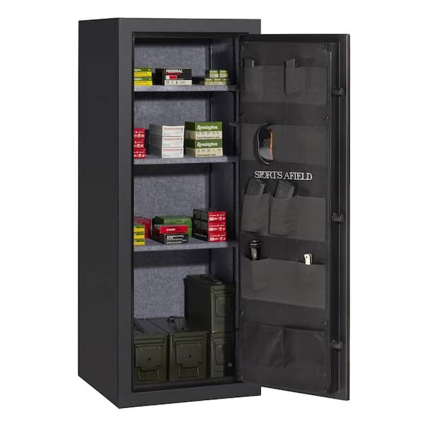 Ammo Safe 2-Gun Fireproof Electronic Long Gun Safe, Black