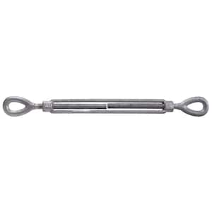 1/2-13 x 19-1/8 in. Eye and Eye Turnbuckle in Forged Steel with Hot-Dipped Galvanized (2-Pack)