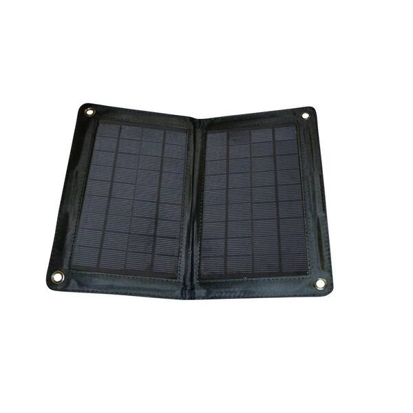NATURE POWER 10-Watt Monocrystalline Folding Solar Panel for 12 Volt Charging