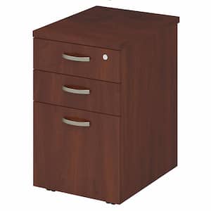 Office in. an Hour 3-Drawer Hansen Cherry Engineered Wood 15.98 in. W Mobile Vertical File Cabinet