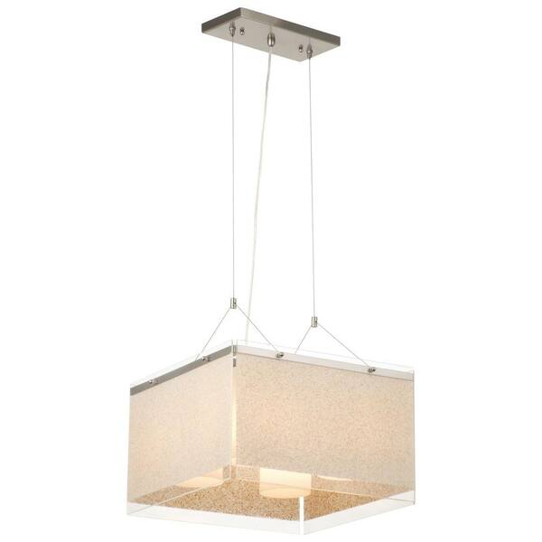 Philips Forecast Pacifica 4-Light Satin Nickel Hanging Pendant-DISCONTINUED