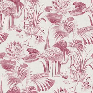 Frolic Magenta Lagoon Magenta Wallpaper Sample