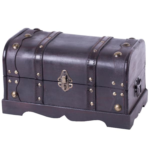 SICOHOME Treasure Box 7.1 inch with Pirate Trinkets, Other
