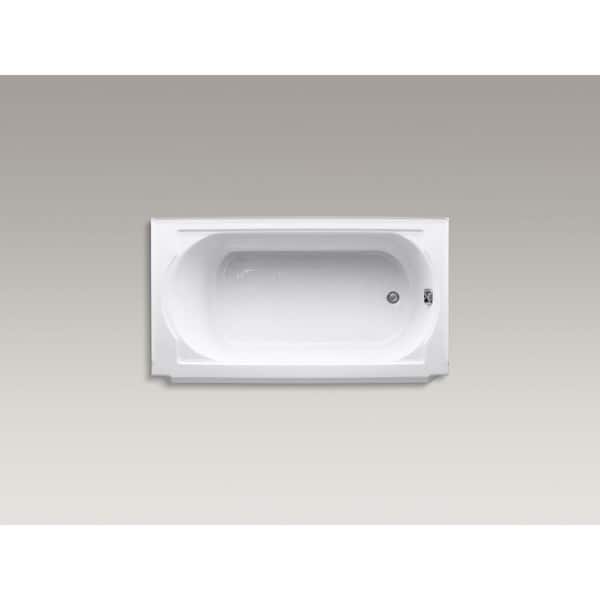 KOHLER Memoirs 60 in. x 34 in. Soaking Bathtub with Right-Hand Drain in White