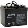 UPG 12-Volt 35 Ah I2 Terminal Sealed Lead Acid (SLA) AGM Rechargeable ...