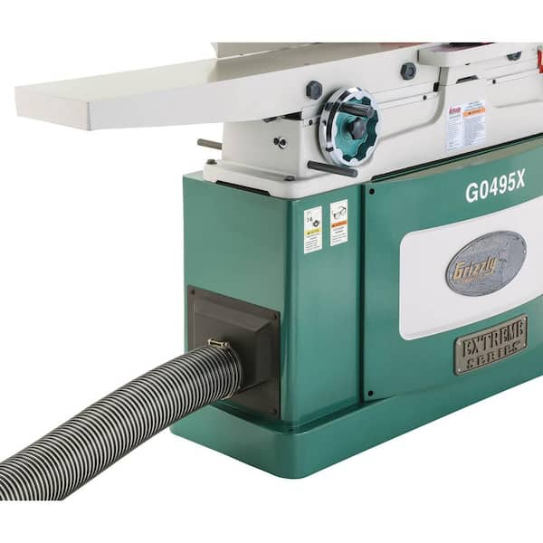 Grizzly Industrial 12 Amp 8 in. Helical Cutterhead Corded Jointer