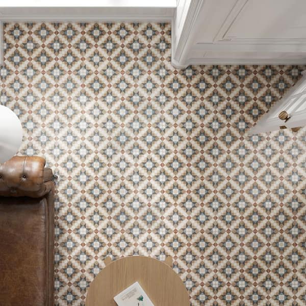 Kings Chester Natural 17-5/8 in. x 17-5/8 in. Ceramic Floor and Wall Tile (10.95 sq. ft./Case)