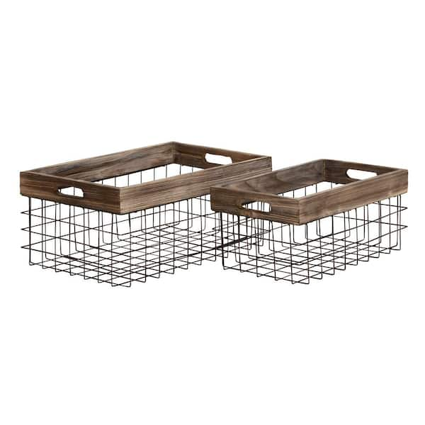 Storage baskets deals metal