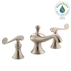 Revival 8 in. Widespread 2-Handle Low-Arc Water-Saving Bathroom Faucet in Vibrant Brushed-Bronze