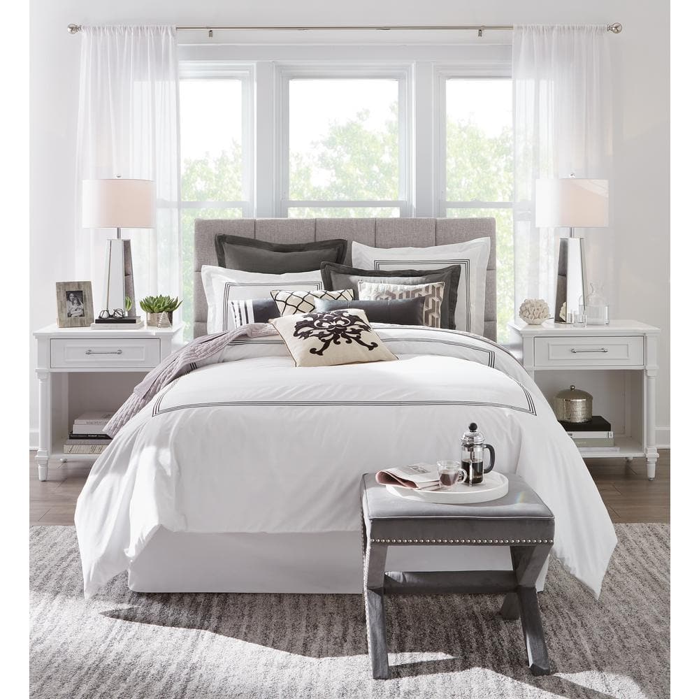 Sherill Gray Synthetic Rectangular Runner Rug