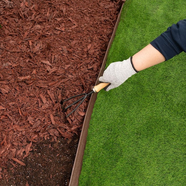 よこ■プレート5×4 10×4 20×2 100kgセット Vigoro 20 ft. (L) x 4 in. (H) Pro Brown Composite Plastic