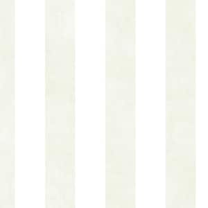 Norwall 1.25 in. Regency Stripe-Black & Off White Vinyl Roll