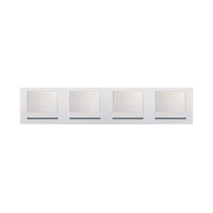 Alberson 5.1 in. W 4-Light Chrome Integrated LED Bathroom Vanity Light Bar