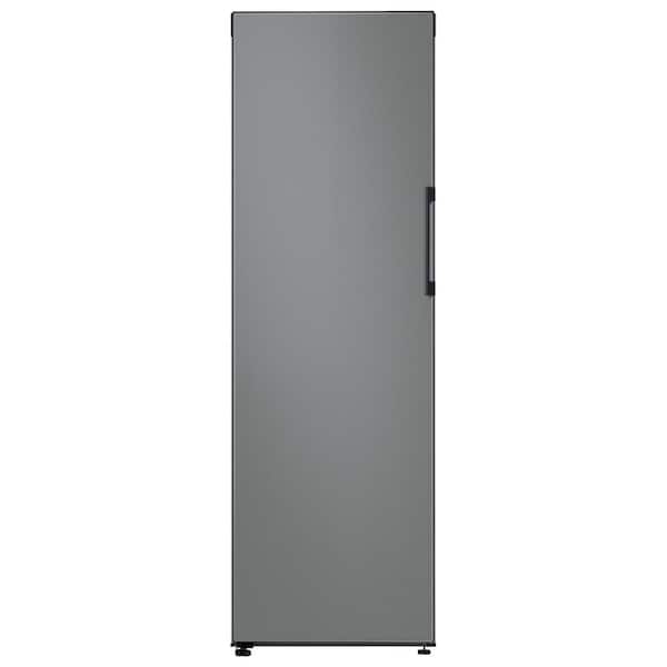 Samsung Bespoke 24 in. 11.4 cu. ft. Flex Column Freezerless Refrigerator in Matte Grey Glass, Counter Depth