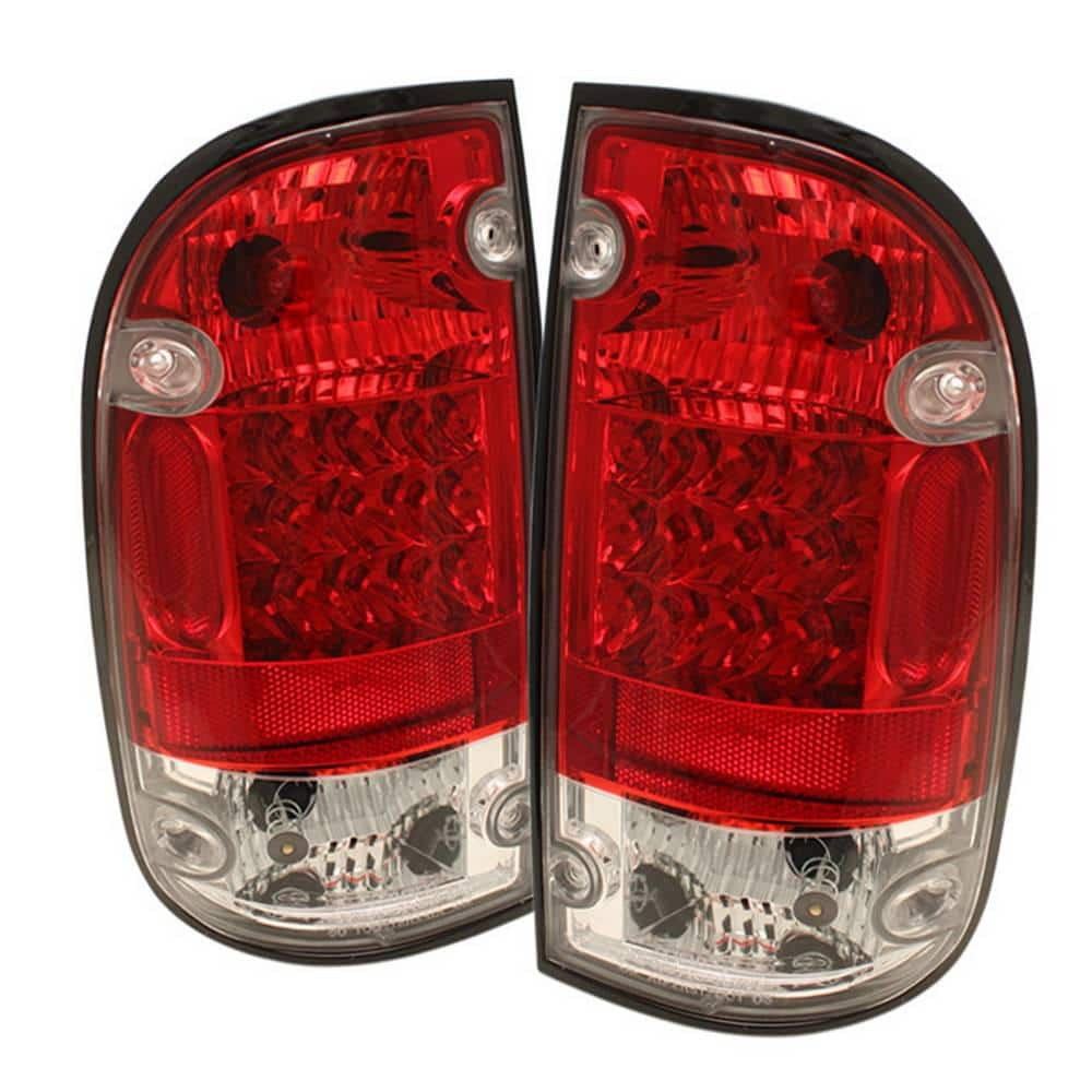 Spyder Auto Toyota Tacoma 95-00 LED Tail Lights - Red Clear 5008022 - The  Home Depot