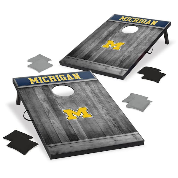 Wild Sports Michigan Wolverines 24 in. W x 36 in. L Cornhole Bag Toss  1-16023-GW680WD - The Home Depot