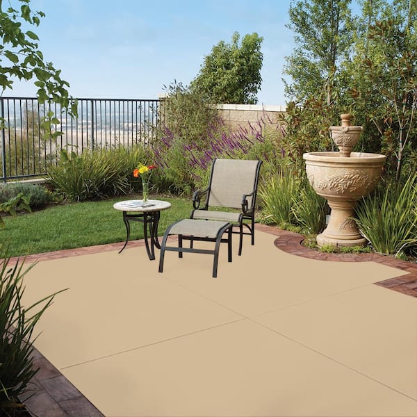 5 gal. #PFC-21 Grain Solid Color Flat Interior/Exterior Concrete Stain