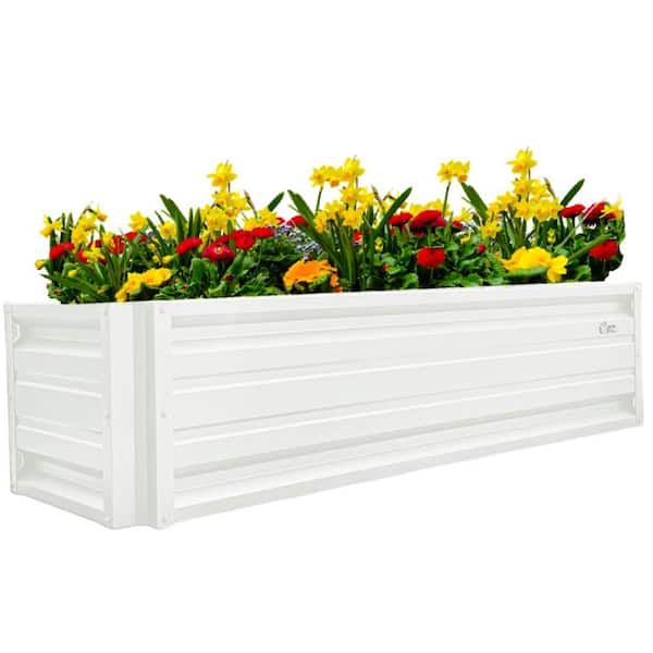 ALL METAL WORKS 24 inch by 72 inch Rectangle Brilliant White Metal