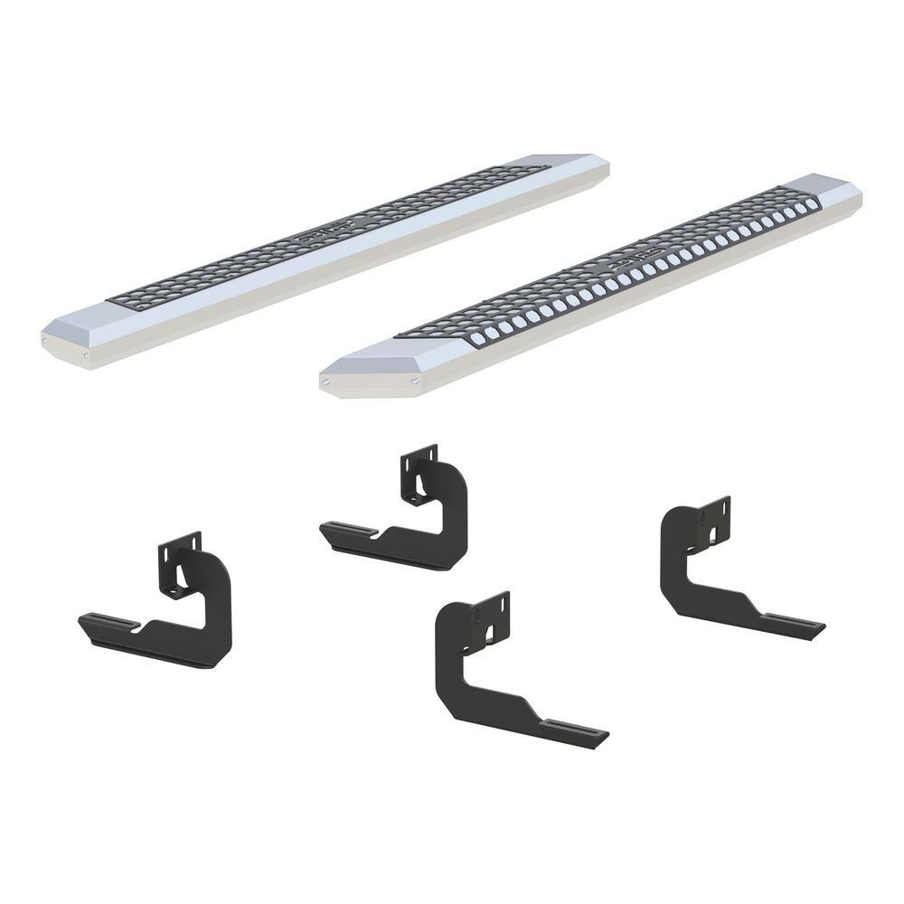 AdvantEDGE Chrome Aluminum 75-Inch Truck Running Boards, Select Ford F-150 -  Aries, 2555008