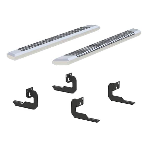 Aries AdvantEDGE Chrome Aluminum 75-Inch Truck Running Boards, Select Ford F-150