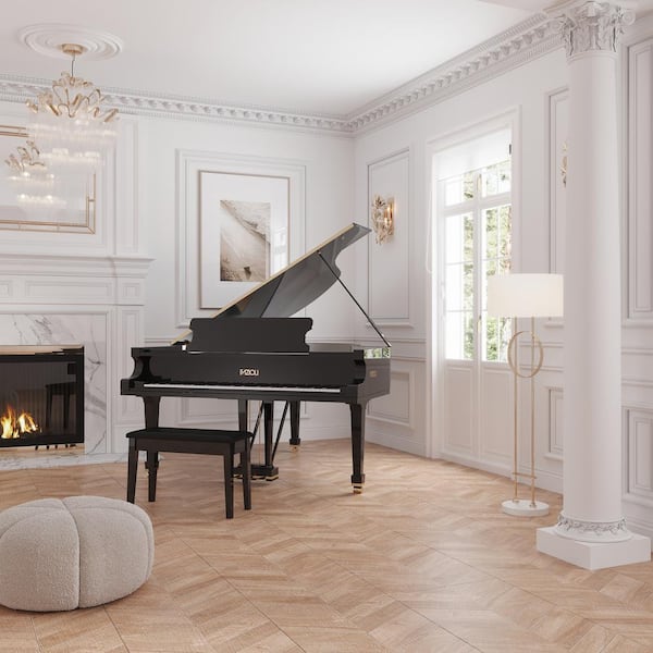 Bois 4 in. x 5 in.Matte Brown Porcelain Rectangular Wall and Floor Sample Tile (0.14 Sq. ft./case) (1-pack)