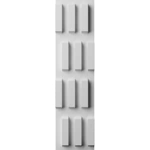 1 in. x 1/2 ft. x 2 ft. EdgeCraft Ness Style Seamless White PVC Decorative Wall Paneling (1-Pack)