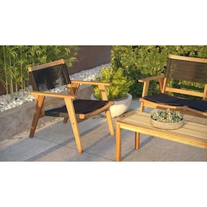 Kingsmen Rectangular Wood Outdoor Coffee Table