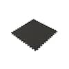 Husky 18.4 in. x 18.4 in. Black PVC Garage Flooring Tile (6-Pack ...