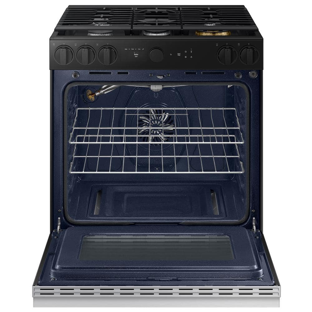 Stainless Steel 6.0 cu. ft. Smart Slide-In Gas Range with Griddle