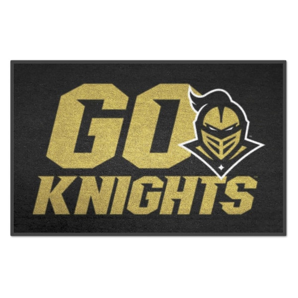 FANMATS University of Central Florida Black 19 in. x 30 in. Starter Mat Accent Rug