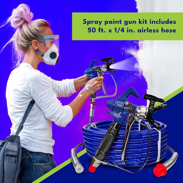 BEDFORD BP3600 Airless Paint Spray Gun Kit with 50 ft. x 1/4