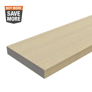 1 in. x 6 in. x 8 ft. Japanese Cedar Solid Composite Decking Board, UltraShield Natural Cortes