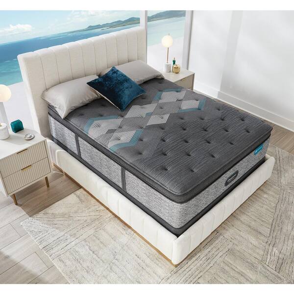 Beautyrest Harmony Lux HLD-2000 17.25 in. Medium Hybrid Pillow Top Full Mattress with 6 in. Box Spring
