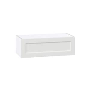 Alton Painted White Shaker Assembled Wall Bridge Cab with Lift Up (30 in. W X 10 in. H X 14 in. D)
