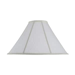 18 in. x 11.5 in. Off White Bell Lamp Shade