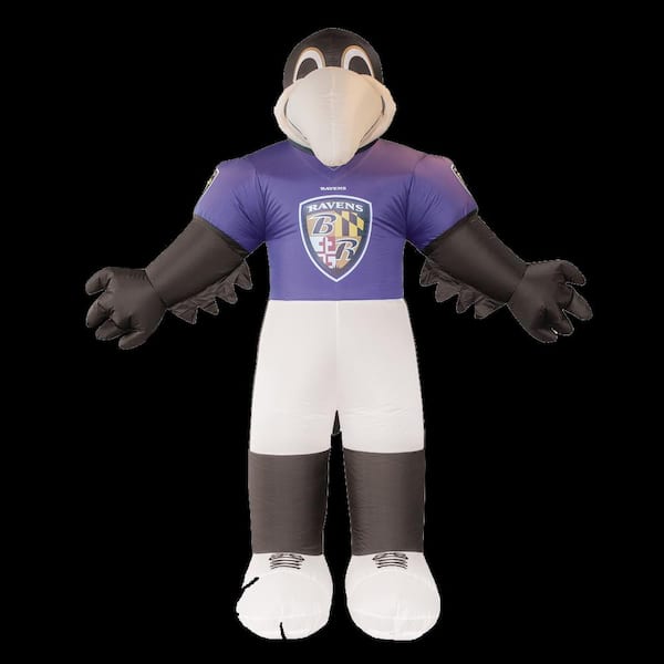 NFL 7 ft. Baltimore Ravens Holiday Inflatable Mascot 526368 - The Home Depot